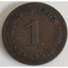 Tyskland-Germany. 1886, 1 Pfennig "E"
