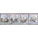 1999. 1,00-5,75 Kr. Sneugler. AFA nr. 336-39 postfrisk stemplet