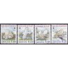 1999. 1,00-5,75 Kr. Sneugler, fra frimærkehæfte. AFA nr. 336a-39a postfrisk stemplet