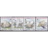 1999. 1,00-5,75 Kr. Sneugler, fra frimærkehæfte. AFA nr. 336a-39a postfrisk stemplet