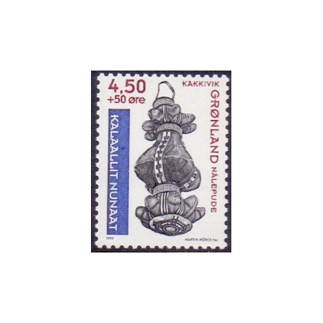 1999. 4,50+50 Øre. Grønlands Nationalmuseum. AFA nr. 340 postfrisk stemplet