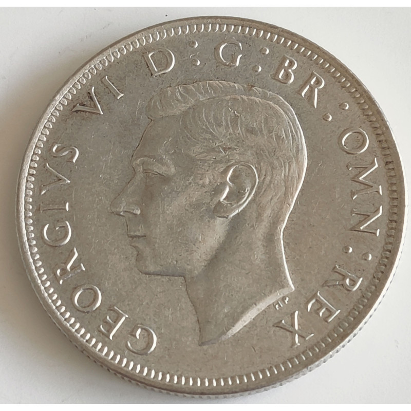 England. 1945. Half Crown. George IV, sølv. (,500) 14,14g