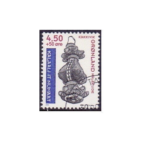 1999. 4,50+50 Øre. Grønlands Nationalmuseum. AFA nr. 340 postfrisk stemplet