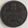 Guernsey. 1902, 8 Doubles