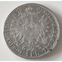 Østrig-Austria. Franz Joseph I 1878,  Florin. Sølv (900) 12,35g