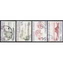 1999. 4,50-8,00 Kr. Arktiske vikinger I. AFA nr. 344-47 postfrisk stemplet
