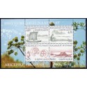 1999. 4,50-8,00 Kr. Arktiske vikinger I, i miniark AFA nr. 348 postfrisk stemplet