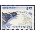 1999. 5,75 Kr. Grønland år 2000. AFA nr. 349 postfrisk stemplet