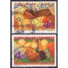 1999. 4,50-4,75 Kr. Julefrimærker. AFA nr. 350-1 postfrisk stemplet