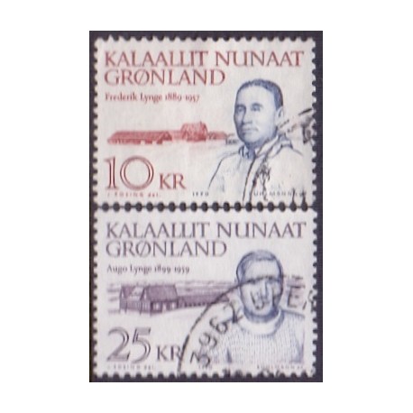 1990. 10 og 25 Kr. Politikkere. AFA nr. 209-10 postfrisk stemplet