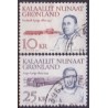 1990. 10 og 25 Kr. Politikkere. AFA nr. 209-10 postfrisk stemplet