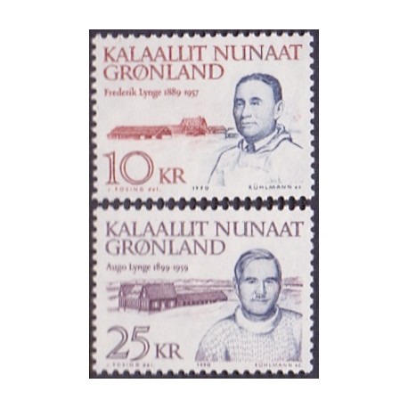 1990. 10 og 25 Kr. Politikkere. AFA nr. 209-10 postfrisk stemplet