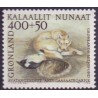 1990. 4,00 Kr. Grønlands miljøfond. AFA nr. 208 postfrisk stemplet