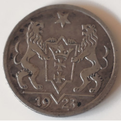 Danzig (Freie stadt) 1 Gylden 1923, sølv