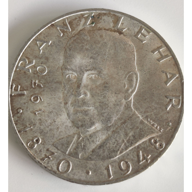 Østrig-Austria. 1948.  Franz Lehar, 25 Schilling. Sølv (.800) 13g