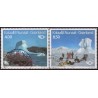 1991. 4,00-8,50 Kr. Fællesnordisk udgave AFA nr. 218-9 postfrisk stemplet
