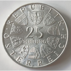 Østrig-Austria. 1972. Carl Michael Ziehrer, 25 Schilling. Sølv (.800) 13g