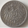 Tyskland-Germany. 1904, ZWEI MARK (William II) Sølv (.900) 11.11 g