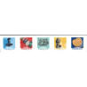 2019. Vikingeliv. AFA nr. 1955-59 ** Stemplet FDC