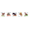 2020. Norden. Pattedyr. AFA nr. 1991-95 ** (o) Stemplet FDC