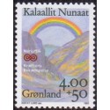 1992. 4,00 +50 Øre. Kræftens Bekæpelse. AFA nr. 229 postfrisk stemplet