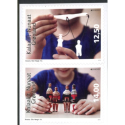 2015. 12,50-14,00 Kr. Dr. Europamærker / CEPT. AFA nr. 700E-01E postfrisk fra hæfter  stemplet