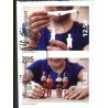 2015. 12,50-14,00 Kr. Dr. Europamærker / CEPT. AFA nr. 700E-01E postfrisk fra hæfter  stemplet
