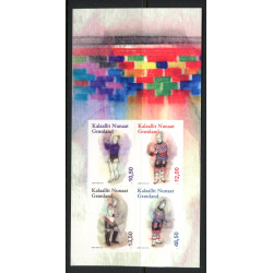 2016, 10,50-48,50 Kr. Kvinders nationaldragt., fra hæfte. AFA nr. 719E-22E postfrisk  stemplet FDC