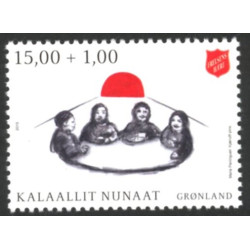 2019. Frelsens hær i Grønland. AFA nr. 809 **  postfrisk  stemplet FDC