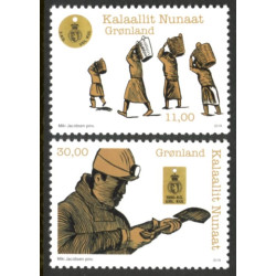 2019. Kulmærker. AFA nr. 833-34 **             postfrisk  stemplet FDC