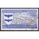 1992. 7,25 Kr. Frederikshåb 250 år. AFA nr. 226 postfrisk stemplet