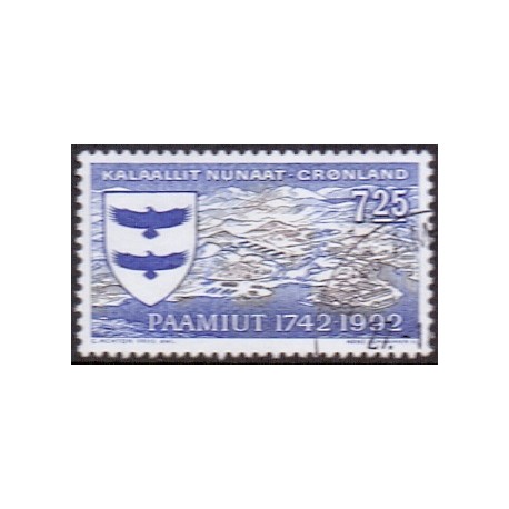 1992. 7,25 Kr. Frederikshåb 250 år. AFA nr. 226 postfrisk stemplet