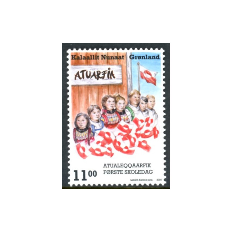 2020. Første skoledag. AFA nr. 855 **      postfrisk  stemplet FDC