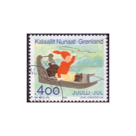 1993. 4,00 kr. Julefrimærke. AFA nr. 244 postfrisk stemplet