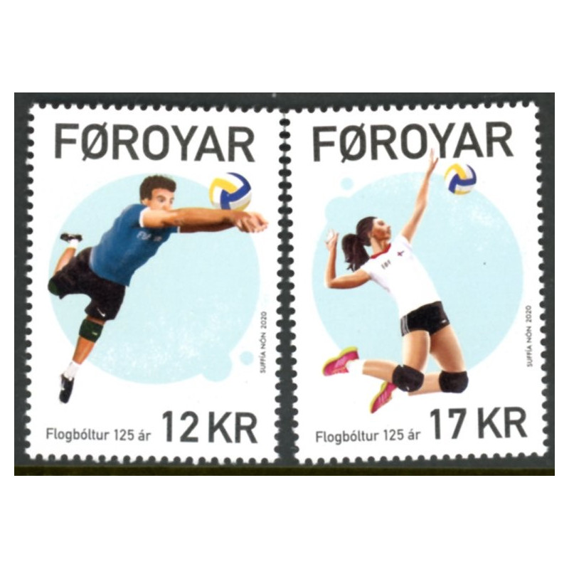 2020. Volleyball. AFA nr. 959-60 **                                  , (o) Postfrisk stemplet
