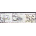 1993. 5,00-10,00 kr. Dyr i Grønland I. AFA nr. 241-3, postfrisk stemplet