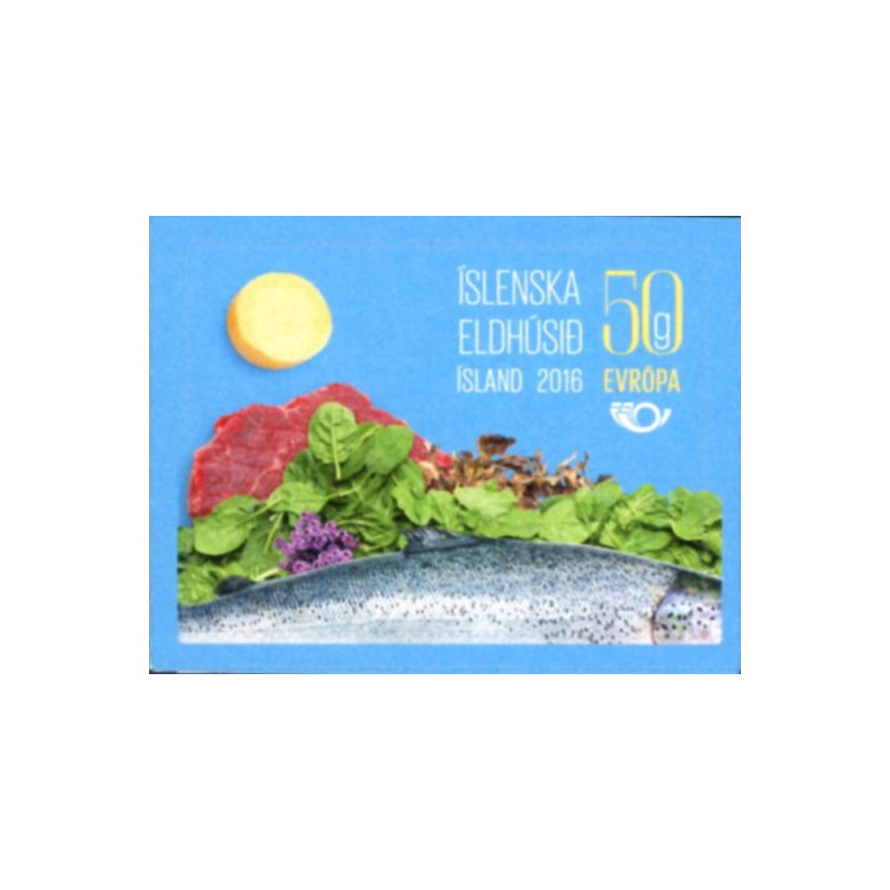 Island. 2016. Norden, nordiske køkken. AFA nr. 1465 **         (o)  stemplet FDC