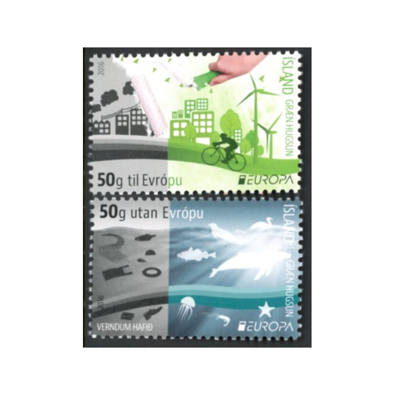 Island. 2016. Europa. AFA nr. 1472-73 **        (o)  stemplet FDC