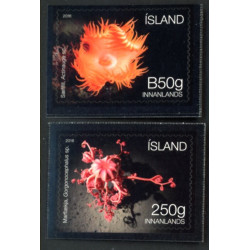 Island. 2016. Havbundens Flora og fauna. AFA nr. 1480-81 **     (o)  stemplet FDC