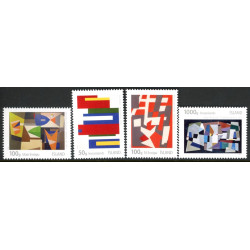 Island. 2016. Islandsk billedkunst. AFA nr. 1485-88 **    (o)  stemplet FDC
