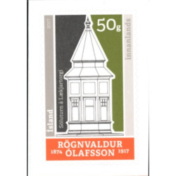 Island. 2017. Islands første arkitekt. AFA nr. 1494 **              (o)  stemplet FDC