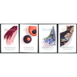 Island. 2017. Moderne design, Tekstil. AFA nr. 1495-98 **             (o)  stemplet FDC