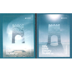 Island. 2017. Europa. Borge og slotte. AFA nr. 1501-02 **           (o)  stemplet FDC