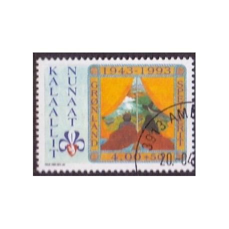 1993. 4,00 +50 Øre. Spejderkorps 50 år. AFA nr. 238 postfrisk stemplet