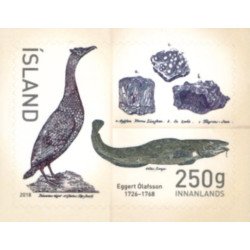 Island. 2018. 250-året Eggert Olafsson. AFA nr. 1538 **                 (o)  stemplet FDC