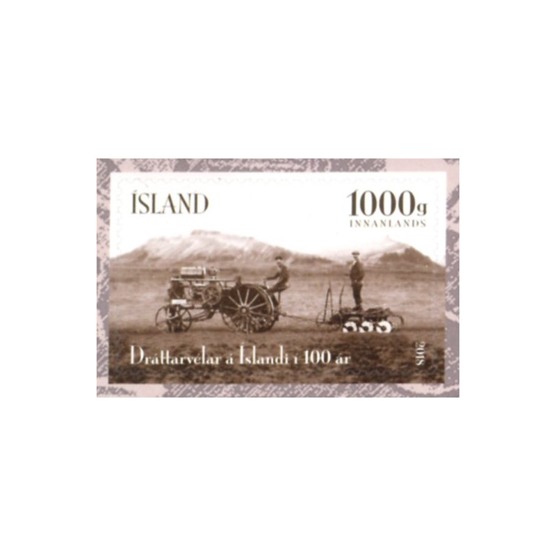 Island. 2018. Akrenes traktoren. AFA nr. 1543 **              (o)  stemplet FDC