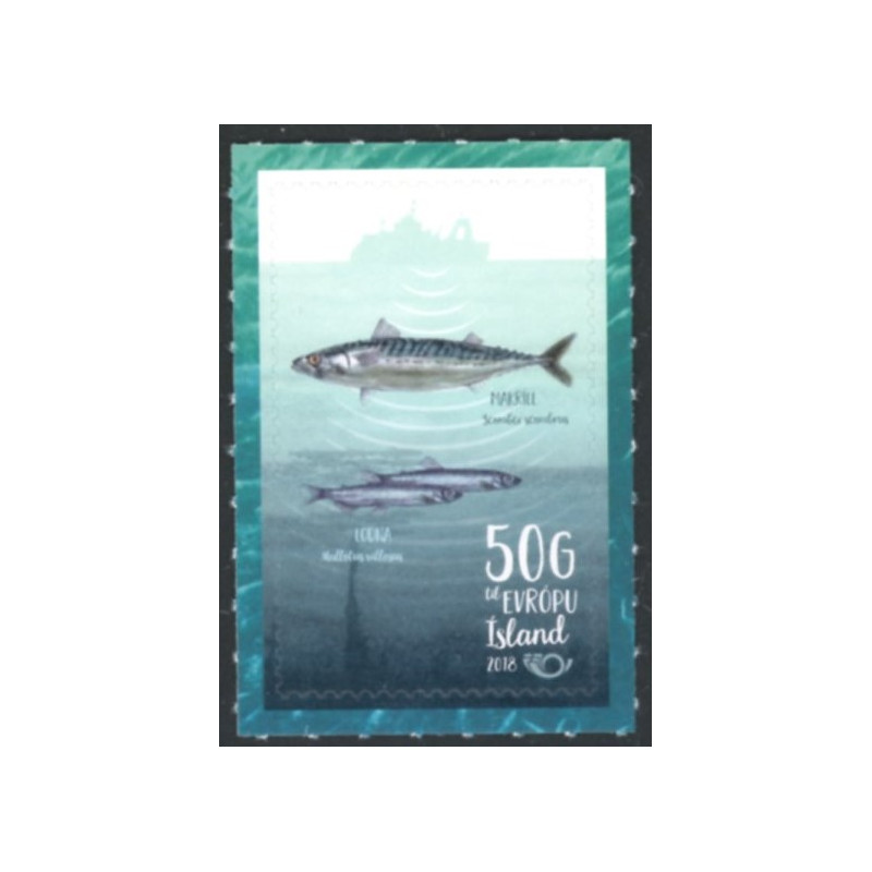 Island. 2018. Norden Fisk. AFA nr. 1544 **              (o)  stemplet FDC
