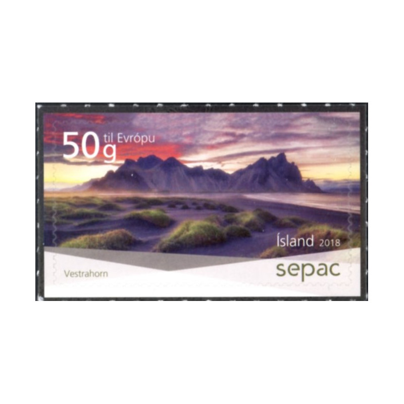 Island. 2018. SEPAC. Udsigter. AFA nr. 1545 **             (o)  stemplet FDC