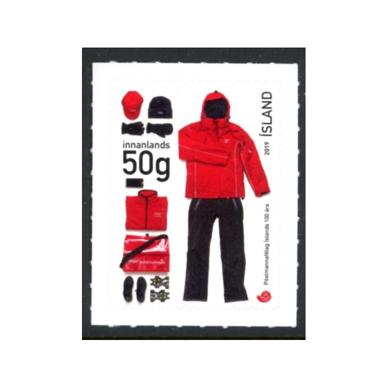 Island. 2019. Postarbejdernes fagforening. AFA nr. 1558 **        (o)  stemplet FDC