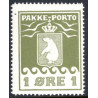 Grønland/Greenland 1915 1 Øre. Olivgrøn. AFA nr. 4 postfrisk stemplet